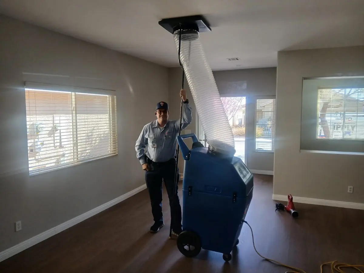 Professional Dryer Vent Cleaning work inside a Athens home